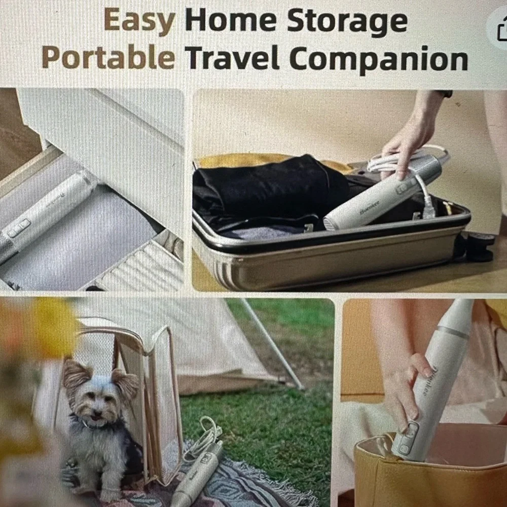Blow dryer for pet grooming